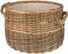 UNUS® Panier à linge grand panier à linge panier à bois de chauffage décoratif Ø 40