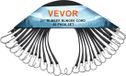 VEVOR Spanrubber met Haak Spantouw Bagagerubber Expander Fiets 50 Stuks 53cm Zwart