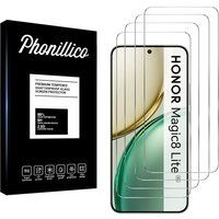 Phonillico® Verre Trempé pour Honor Magic 8 Lite 5G [Pack 4] Film Vitre Protection Ecran