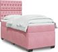 Maison Exclusive - Lit sommier avec matelas, rose, 80x200 cm, velours