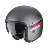 Scorpion Belfast Evo Adonis Wit Rood Blauw Jethelm - Helm