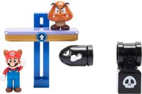 Super Mario Switchback Hill Diorama Set - 6cm - Action Figure