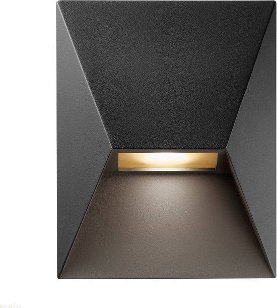 Nordlux Pontio 15 - Outdoor Wandlamp - Zwart - GU10