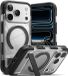 Ringke UX Magnetic - Hoesje Geschikt voor Apple iPhone 17 Pro - Compatibel met MagSafe - Rugged Back Cover met Standaard - Transparant