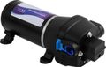 pompe à eau 12V - pompe de pressurisation - débit 17 litres par minute (4,5 GPM) - pression de coupure réglable 2,75–5,88 bar - fonction de redémarrage automatique - prise UE - noir