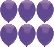 Haza Ballonnen verjaardag/thema feest - 300x stuks - paars - 29 cm