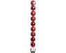 Decoris Boules de Noël - 10 pièces - Rouge - 6cm - Verre