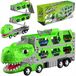 Dinosaurus-truck racebaan, 2 speelauto's pour enfants