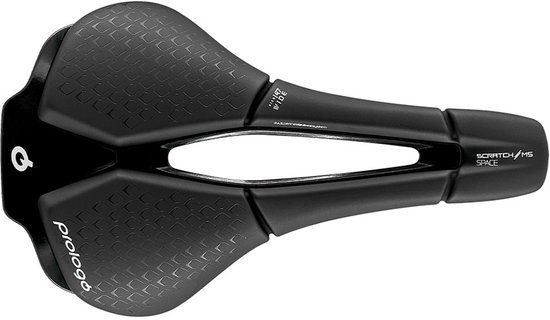 Prologo Scratch M5 Space Pas Wider T-IROX Brug - 147 - Zwart - Racefiets Zadel - Unisex