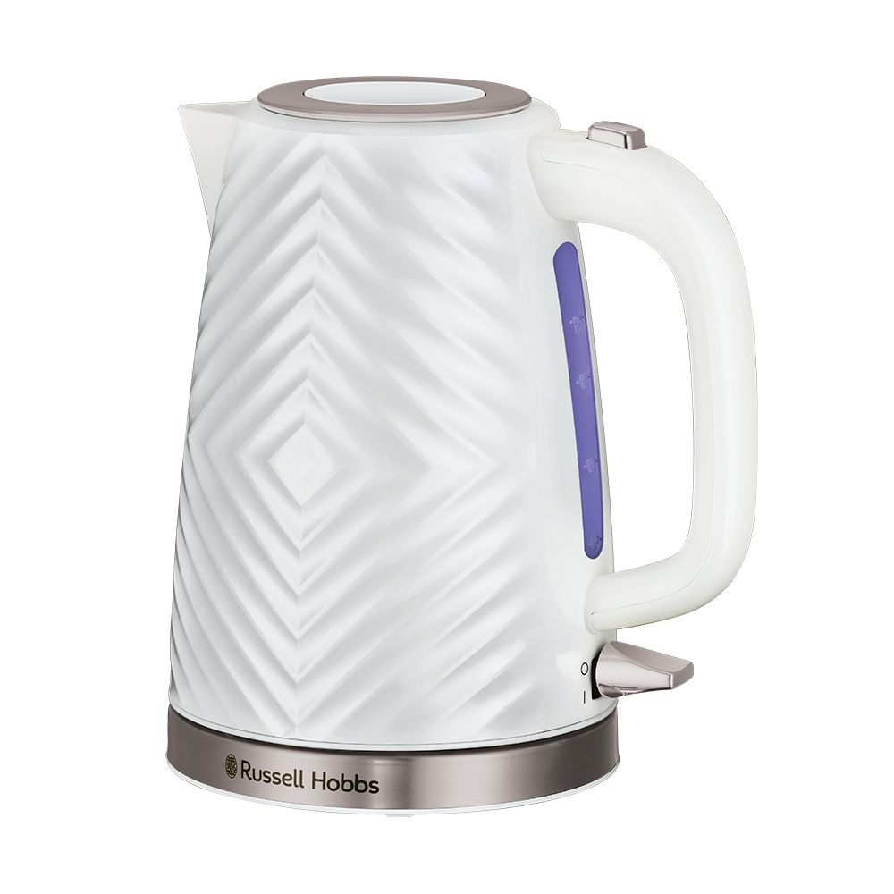 Russell Hobbs Groove Waterkoker - Wit - 1.7L - 2400W