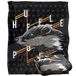 HARRY POTTER Silky Touch superzachte plaid 152 x 127 cm