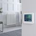 Hudson Reed Windsor Radiateur Électrique Style Fonte Rétro Horizontal Blanc 60 cm X 60.5 cm