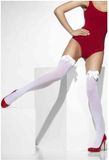 Fever Kousen Met Witte Strik - Wit