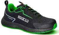 Sparco Werkschoenen S1PS - Traction Sanyo - Zwart/Groen - Maat 40