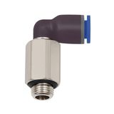Riegler L-steekschroefverbinding »Blaue serie« lang, draaibaar, G 1/2 a., v. slang-buiten-Ø 12 mm, werkdr. Maximale 15 bar, kunststof/MS vern.