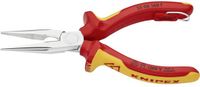 Knipex platte ronde tang met snijder/bevestigingsoog (radiotang) - 2506160T