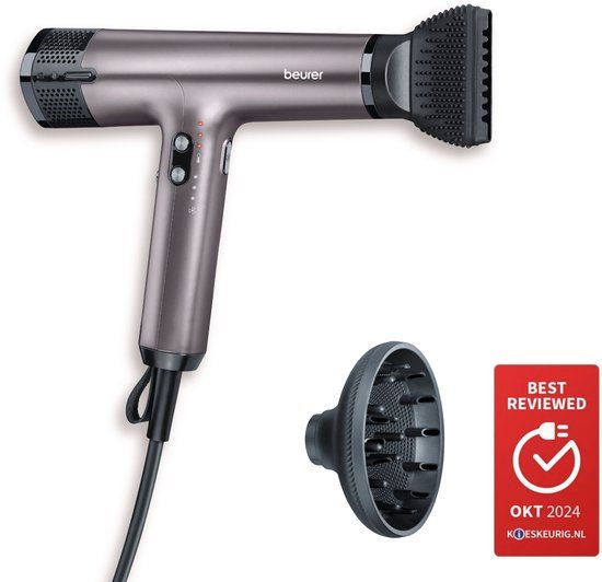 Beurer HC 100 Excellence Föhn - Luxe Haardroger met Ionen Technologie - Paars