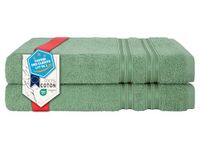 Hammetex Badhanddoeken 2-delige Set 70x140 cm, 100% Katoen Badstof