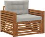 vidaXL - Buitensofa - Massief - Acacia - Hout - en - Polyester