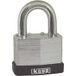 Kasp K13040A2 cadenas 40 mm à combinaison identique argent serrure à clé