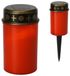 Merkloos / Sans marque Solar LED graflicht kunststof rood