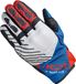 Held Hamada 2 Gants de moto - Taille 8 - Cuir - Gris/bleu