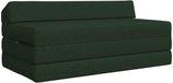 vidaXL Vouwbare Sofa Bed Donkergroen 120 x 60 x 49 cm Stof