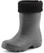 Ladeheid Bottes en caoutchouc Eva Thermo ultra-légères pour enfants (filles et garçons), doublées, LA845KIDS (Graphite/Noir, 33 EU)