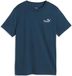 Puma Essential 2 Color Small Nº1 Logo T-shirt Manches Courtes Bleu 5-6 Ans Garçon