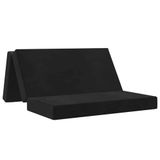 vidaXL Vouwbare Sofa Bed 140 x 67 x 45 cm Zwart