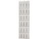 Unyqoos® Chaussures Étagère Murale Porte Aveugle Verticale Haute Étroite Compacte Mur Porte Armoire Électrique Suspendu Gris