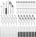 Ibenzoa® Set de couverts en acier inoxydable pour 12 personnes – 72 pièces