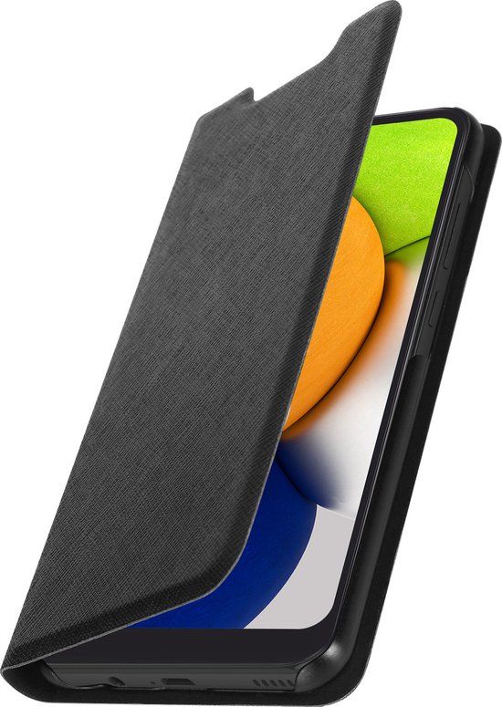 Bigben Connected, Book Case geschikt voor Samsung Galaxy A03 - Zwart