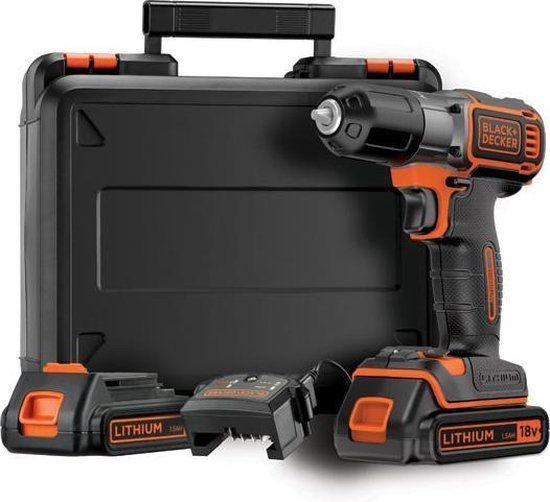 BLACK+DECKER ASD184KB - Boormachine - Oranje