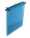 ELBA 100330382 Polypro Design Hangmappen voor A4 met V-bodem van polypropyleen kunststof blauw kast ideaal voor losse vellen op kantoor en de overheid