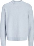 JACK&JONES JORCHAMBERI KNIT JACQUARD CREW NECK Heren Gebreide Truien L Cashmere Blue