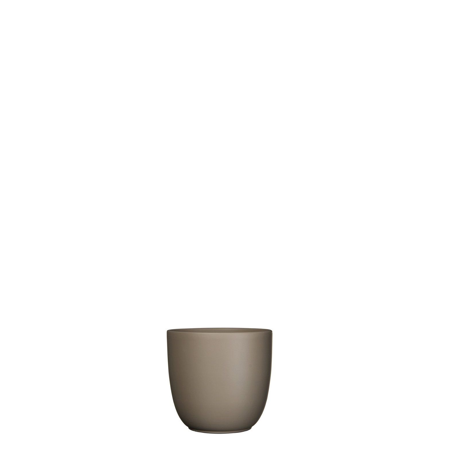 Mica Decorations Bloempot Pot rond es/7 tusca 7.5 x 8.5 cm taupe mat