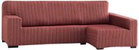 Elastische hoes voor Sofa Chaise Longue Rechts 32x42x17 cm bordeaux
