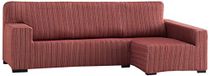 Elastische hoes voor Sofa Chaise Longue Rechts 32x42x17 cm bordeaux