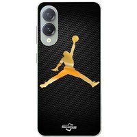 Samsung Galaxy S25 Edge Jordan logo 23 nike basketball couleur dorée