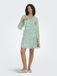 ONLY Onltessa-cera Eliza L/S Dress Wvn Cs Meisjes Jurk XL Polyester Granite Green Print