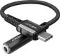 ACEFAST USB-C male naar 3.5mm audiojack female - Hi-Fi - kabeladapter - 18 cm
