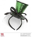 Widmann Mini topper glitter groen