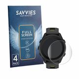 Savvies Screenprotector voor Garmin Forerunner 170 - Folie Beschermfolie transparant volledig dekking 4 Stuks