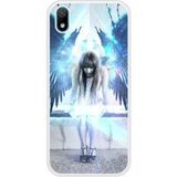 Y5 2019 Angel bedrukt siliconen hoesje