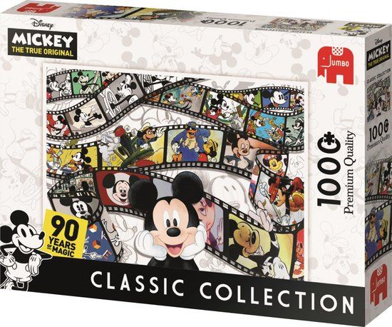 Jumbo Disney Classic Collection Mickey Mouse 90th Anniversary - 1000 Piece Puzzle