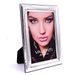 VALENTI & CO. - Cadre photo argent poli martelé 10 x 15 cm - Cadeau mariage/anniversaire