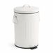 Relaxdays Prullenbak - 12 l - wit