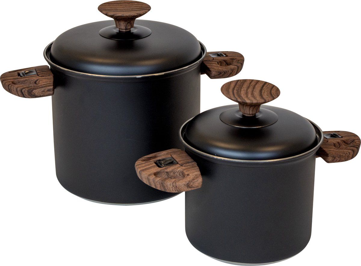 Bo-Camp Industrial - Pannenset - Hading compact 2 - Zwart