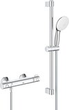 Grohe Grohtherm 800 comfortset 150mm met koppelingen 60cm chroom